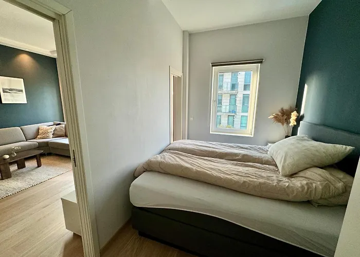 Moderne Sentral I Med Gratis Parkering Apartment *